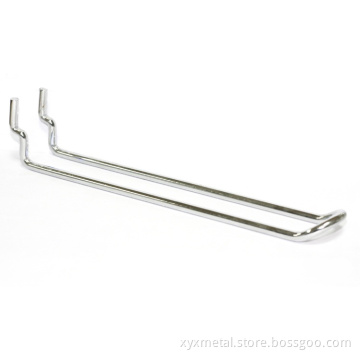 Double Prong Hook for Pegboard